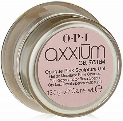 55-250142 OPI AXXIUM OPAQUE PINK SCULPTURE GEL 0.47OZ